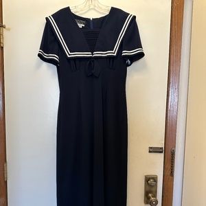 Vintage Size 8 Sailor Dress